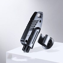비상 탈출 망치 미니 자동차 안전 유리 창문 전기차 화재 차량 브레이커 벨트 절단기 도구 인명 구조 알루미늄 합금, [05] C-Black