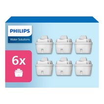 Philips 필립스 워터 정수 저그 교체용 카트리지 6개입 브리타 호환