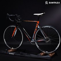 산타자 2022 신형 평로라 실내트레이너 / SANTAZA FLAT ROLLER INDOOR CYCLING TRAINER, 블랙