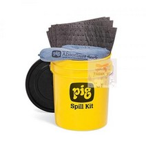 흡착포 연구실 NewPig 범용흡착제 뉴피그 실험실 다목적스필키트 spillkit 폐일용기형 KIT2200