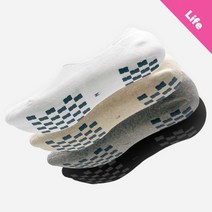 위풋 WEFOOT 더블 논슬립 페이크 삭스, 그레이