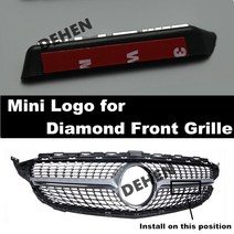 벤츠 AMG 세로 그릴 다이아몬드그릴 범퍼 그릴튜닝 A C E S 클래스 GLE GLS GLA 지바겐 메쉬그릴 교체, 실버 단어