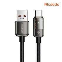 맥도도 아이스 프로 자동전류차단 USB A타입-C타입 고속충전 케이블, 1.2m