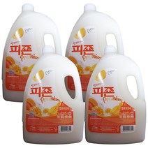 피죤 프리미엄 섬유유연제 옐로미모사 용기, 4개, 3000ml