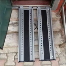 휴대용 계단 오르기 휴대용 경사로 발판, 휠체어 용 1.2m 길이