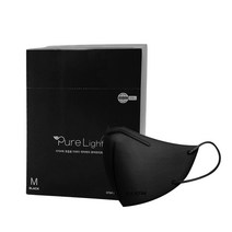 케이에이 퓨어라이트 핏 황사방역마스크(KF-94) _ 6 가지 컬러, 블랙(소형), 25매