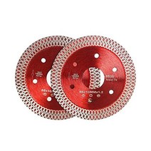 Casaverde 2개로트 78mm 다이아몬드 도자기 톱날 타일 블레이드 1cm38인치 아버 포함 세라믹 절단용, 85mm