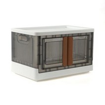 유어홈 폴딩 리빙박스(32L) (화이트) 바퀴달린수납함.기프트갓