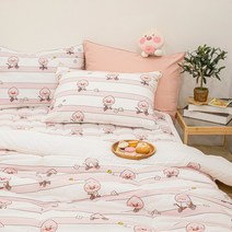 [단독] 리틀프렌즈 파크 광목 이불/패드/베개커버_달려라리틀어피치