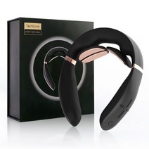 Tech Love Neck Pro 목 릴렉제이션기 4개 전극 TENS식 수온열기 4종 모드 20단계 조정 수납 케이스 첨부 목 어깨 히트 넥 음성 가이던스 USB 충전식 경량 남자친구 생일 선물 남성