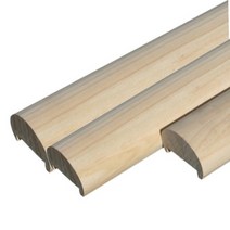 미송 핸드레일 미송손스침 (반달레일) 40x70x3600mm 계단손잡이 DIY목재 계단시공, 1개