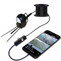 수중 카메라 물고기 5 메가 픽셀 ip68 방수 얼음 낚시 내시경 Usb -c 안드로이드 보어스코프 어군 탐지기 촬영, [02] 3M fishing cable, 02 3M fishing cable