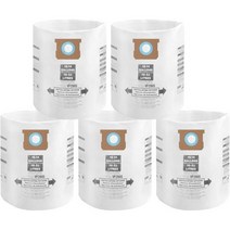 Shop Vac 백용 ALYYDBG 10-14갤런 유형 F 90662 9066200 9066233; I 90672 9067200 9067233; VF2005 고효율 일회용 미세먼지, 5