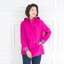 엄마옷 모슬린 비비드 후드 사파리 점퍼 JP002318마담 미시옷 50대 중년여성의류 60대 엄마옷 빅사이즈 할머니옷 여성옷