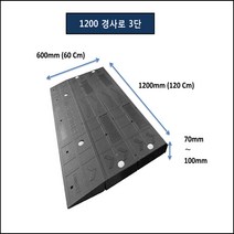 실내경사로: 900-320-50 고무패드 휠체어경사로 대차경사로 운반수레 진입판 차량진입판 경사판 경사로 턱진입판 경계석턱 진입로턱 계단턱 건축현장