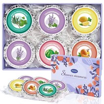 Bumodel Shower Steamers 아로마테라피 18팩 유기농 샤워 배쓰밤 여성용 엄마 및 남성용 태블릿 천연 에센셜 오일 포함 홈 스파 셀프 케어 휴식 선물 생일, Unforgettable Summer 6pc(1 Flo