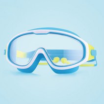 어린이용 수경 잠수경 스노클링 방수 김서림방지 고글 JHC, 블루