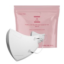 퓨어엘 새부리형 마스크 KF94 대형, 100개, 화이트