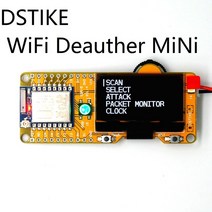 무선랜 리피터 증폭기 dstike wifi deauther mini esp8266 개발, One Size, One Color