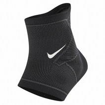 나이키 프로 니트 발목 보호대 발목 아대 DA6933-010, 블랙/그레이