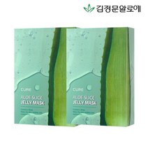 김정문알로에 라 센스 로에 큐어 알로에 슬라이스 젤리 마스크팩 300ml, 10개입, 2개