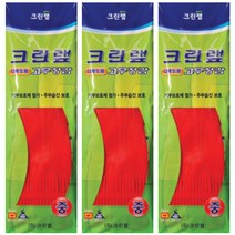 크린랲 다용도 고무장갑 빨강, 레드, 3개, 중(M)