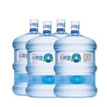 [스파클 빈통 회수] 스파클 생수 말통 (대용량 18.9L)×4통, 4개