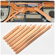 각파이프 아연 스텐 각관 순수 구리 CPU GPU RAM 히트 파이프 튜브 노트북 라디에이터 플랫 싱크 컴퓨터 1 개, 4.90mm