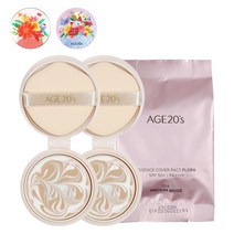 에이지투웨니스 AGE20s 에센스 커버 팩트 플로라 에디션 리필 2개, 플로라 21호