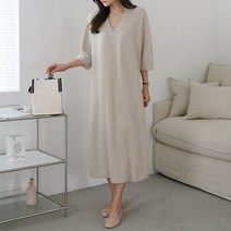 V넥 홀가원피스 1098608