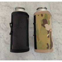 하스비크 부탄 가스 워머 커버 케이스 감성캠핑용품, 블랙 멀티캠