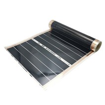 필름히터 전기 바닥 난방 매트 240Wm2 50cm 너비 저전력 소비 에너지 절약 PTC 필름 탄소 히터, 04 50-300cm_01 50 센치메터