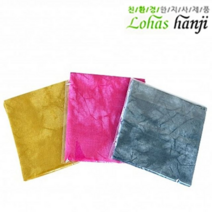 로하스 물나염 손수건 한지 자연 패션 의류