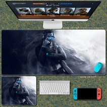 Rainbow Six Siege 마우스 패드 레인보우식스 마우스 패드 대형 컴퓨터 게임 노트북 키보드 마우스 장패드 책상 패드 pc 게임 모바일 게임 캐릭터 마우스패드, 41_700x300mm | 4mm