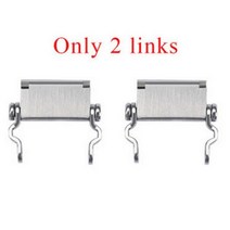 휴대용 맥아이버칼 멀티툴 다용도 트레드 팔찌 용 2pcs 시계 어댑터 액세서리 다기능, Silver 18mm