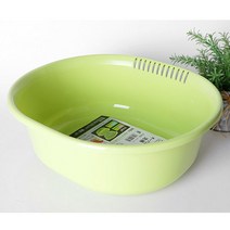 일본 사나다 후레쉬 타원설거지 5.3L D-5550 (설겆이통 그릇건조 다라이)