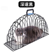 고양이호텔장 고양이철장 펜스 입원장 펫홈 대형철장 대형고양이장 애견장 애견호텔장 3단케이지 목욕 유물 블로우 건조 건조 안티 스크래치 바이트 전문 블로우 드라이 외출, 세탁 고양이 케이지블랙 업그레이드 대담한 강화, 대형 - 9-16(더 나은 품질 및 저렴한 가격)
