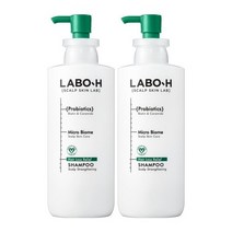 LABO H 탈모증상완화 샴푸 400ml 2입, 04 두피강화 노세범 샴푸 400ml