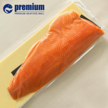 프리미엄씨푸드몰 노르웨이 생연어 혈합육제거, 1kg, 1개