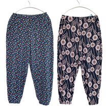 할매 할머니옷 엄마옷 여름 쿨 주머니 시보리 몸빼바지[HW1016] 2P