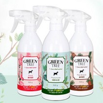 500ml 그린트리 지속력 탈취제 피톤치드향 고양이목욕 피부병 냄새제거 세정효과 샴푸추천 엉킨털관리