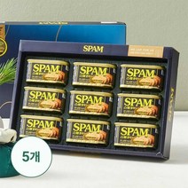 CJ 선물 스팸8호x5개 명절 회사 기업 단체 부모님 지인, 1set