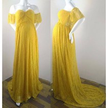 주수원피스 만삭촬영원피스 만삭사진 셀프만삭촬영 레이스 출산 드레스