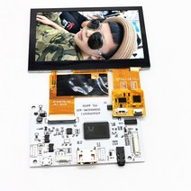 서브모니터 4.3 인치 정전식 터치 스크린 모니터 모듈 lcd 디스플레이 for linux android windows 7 8 10 raspberry pi 산업 장비, 터치스크린만