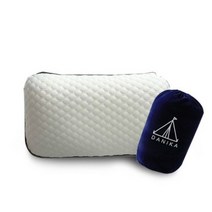 다니카 롤업 메모리폼 휴대용 캠핑 베개 + 파우치 CP-888, 화이트, 5개