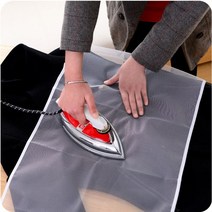 헝겊 가드 보호 프레스 메쉬 절연 다림질 보드 커버 무작위 색상 패드, 40X90CM