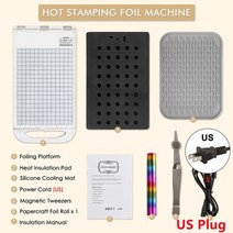 날인기 자동 유통기한 날짜 수동 휴대용 레이저 핫 포일 및 프레스 기계 핫 스탬핑 호일 기계 for diy 카드 공예 전송 호일 프레스 기계 미국 eu 영국 플러그, 미국 110v