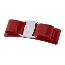 [살바토레 페라가모] [명품]페라가모 레더 바라 헤어핀 34 0388 FLAME RED 0