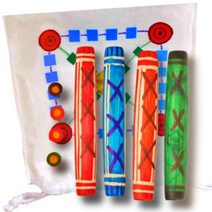 나무 윷놀이 만들기 DIY 세트 3개 묶음 전통 민속 놀이 어린이 학습 교구 교재