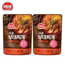 해표 부대찌개 찌개양념 120g, 2개